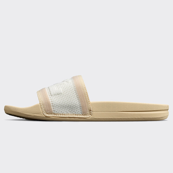 Athletic Propulsion Labs Women's Big Logo TechLoom Slide Vanilla / Alabaster / Ivory