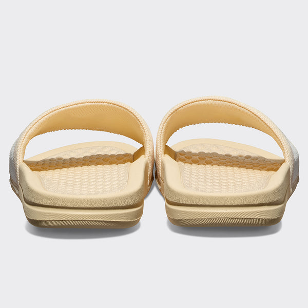 Athletic Propulsion Labs Women's Big Logo TechLoom Slide Vanilla / Alabaster / Ivory