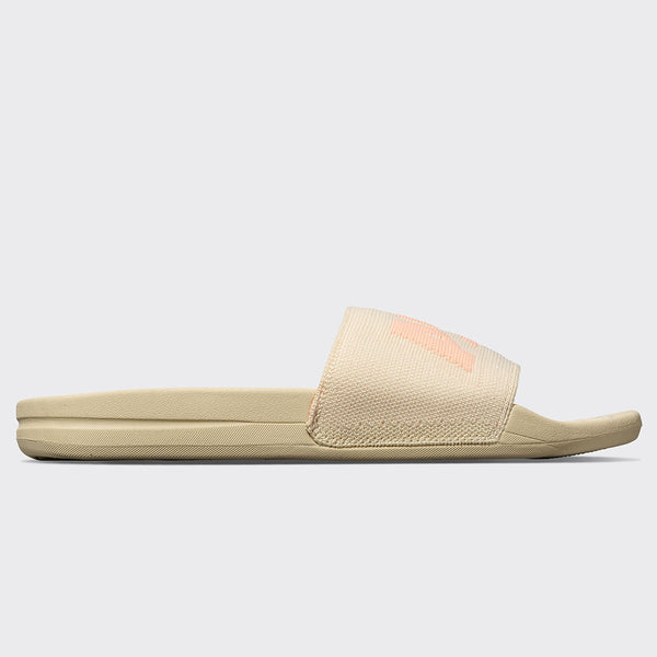 Athletic Propulsion Labs Women's Big Logo TechLoom Slide Vanilla / Neon Peach