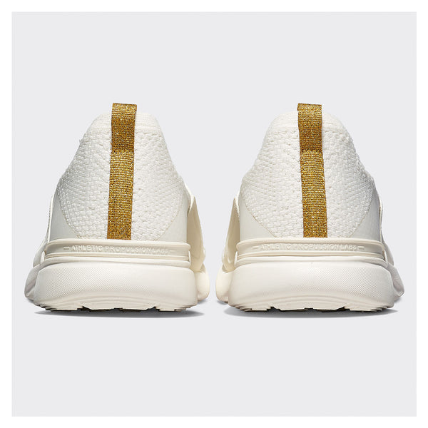 Athletic Propulsion Labs Women's TechLoom Bliss Ivory / Metallic Gold / Racer
