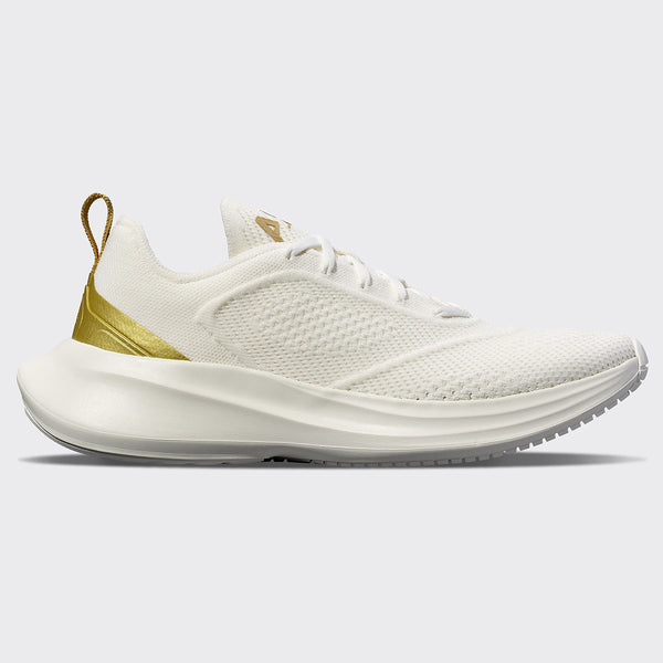 athletic propulsion labs Women's TechLoom Dream Ivory / Metallic Gold