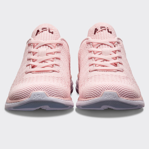 Athletic Propulsion Labs Women's TechLoom Pro X Bleached Pink / Burgundy / White