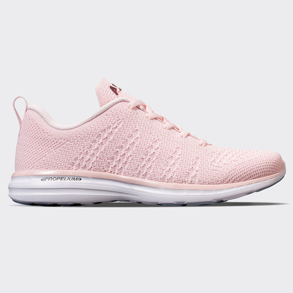 athletic propulsion labs Women's TechLoom Pro X Bleached Pink / Burgundy / White