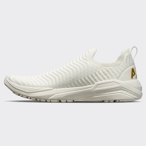 Athletic Propulsion Labs Women's TechLoom Traveler Ivory / Metallic Gold