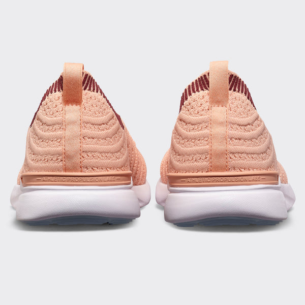 Athletic Propulsion Labs Women's TechLoom Wave Blush / Burgundy / Ribbed