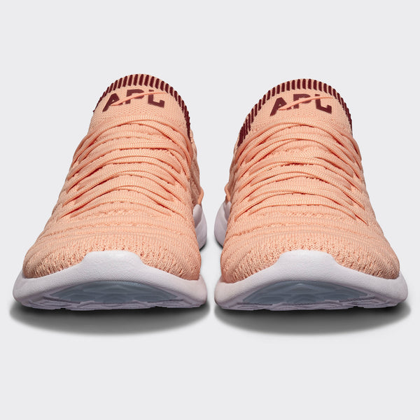 Athletic Propulsion Labs Women's TechLoom Wave Blush / Burgundy / Ribbed