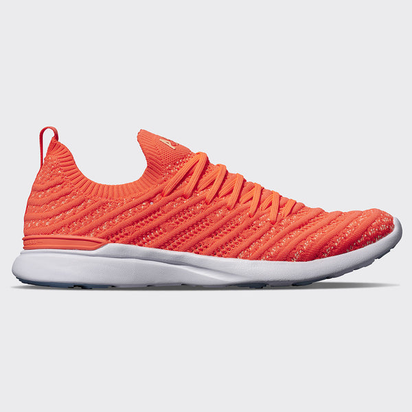 athletic propulsion labs Women's TechLoom Wave Impulse Red / Faded Peach / White