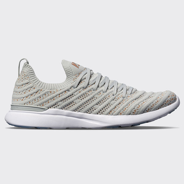 athletic propulsion labs Women's TechLoom Wave Steel Grey / Almond Butter / White