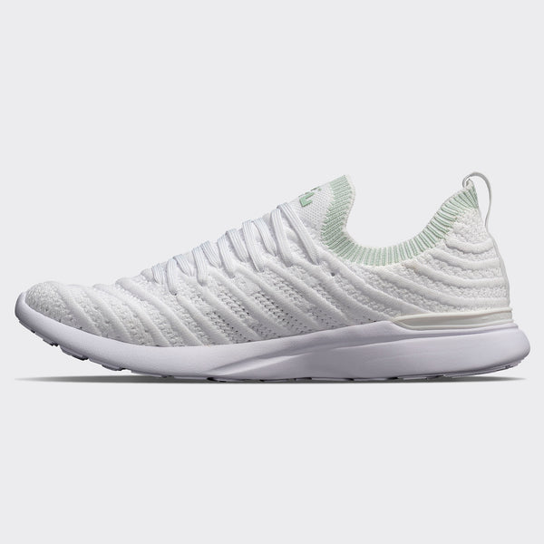 Athletic Propulsion Labs Women's TechLoom Wave White / Matcha / Ribbed