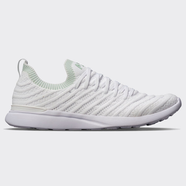 athletic propulsion labs Women's TechLoom Wave White / Matcha / Ribbed