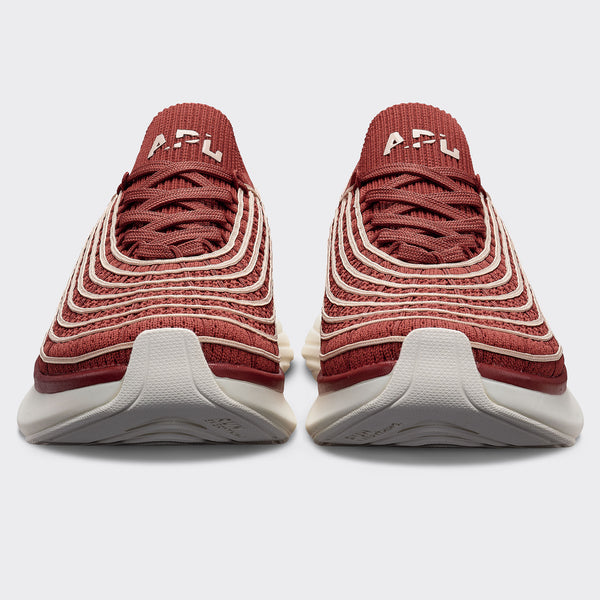 Athletic Propulsion Labs Women's TechLoom Zipline Bordeaux / Oat Silk / Ivory
