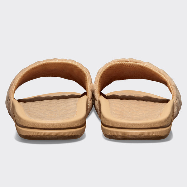 Athletic Propulsion Labs Women's Vegan Suede Lusso Slide Tan