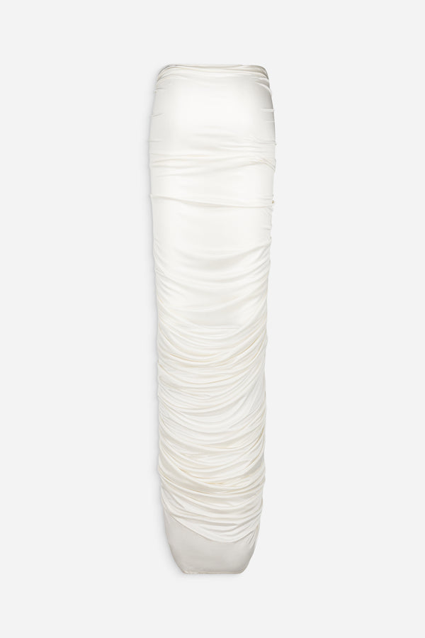 Atlein Asymmetric Ruched Skirt