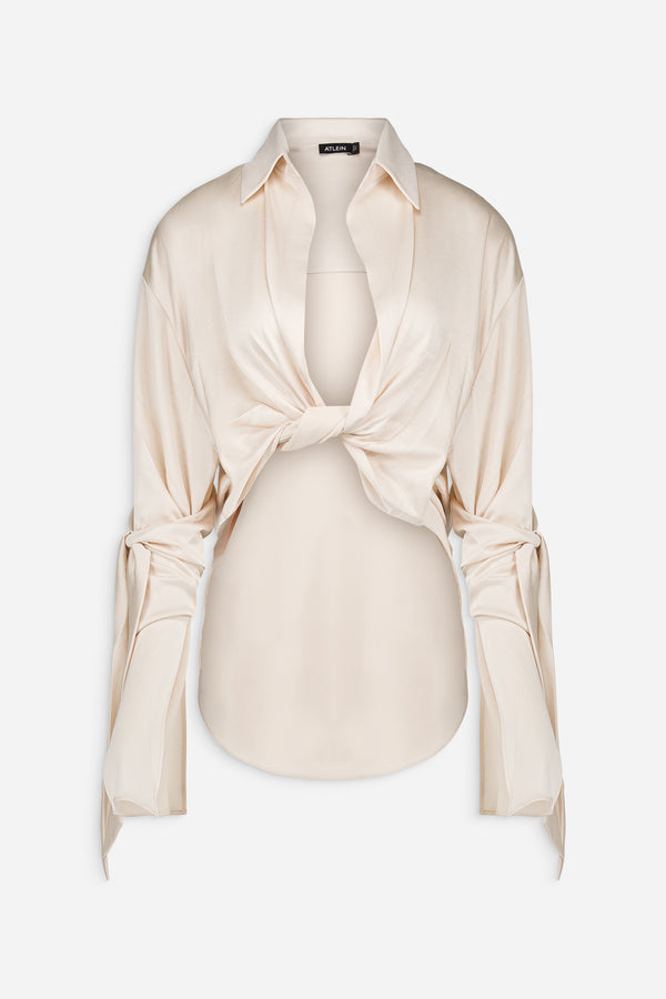 atlein Draped shirt