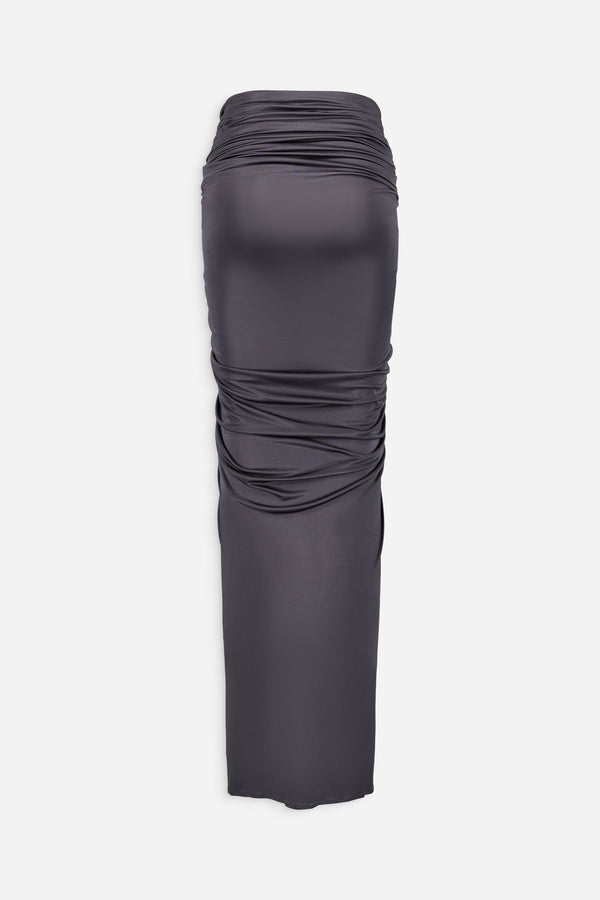 Atlein Ruched Pocket Long Skirt