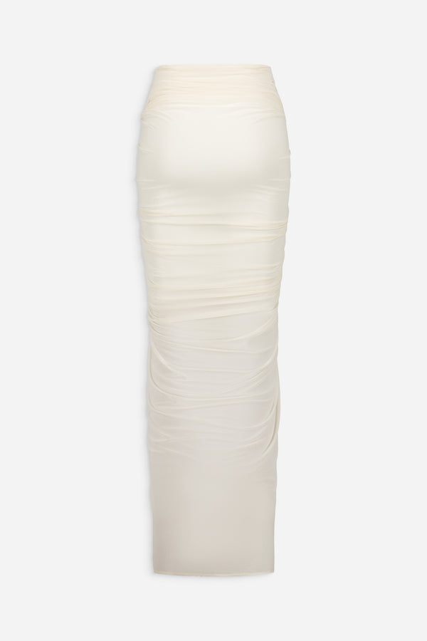 Atlein Ruched Pocket Long Skirt