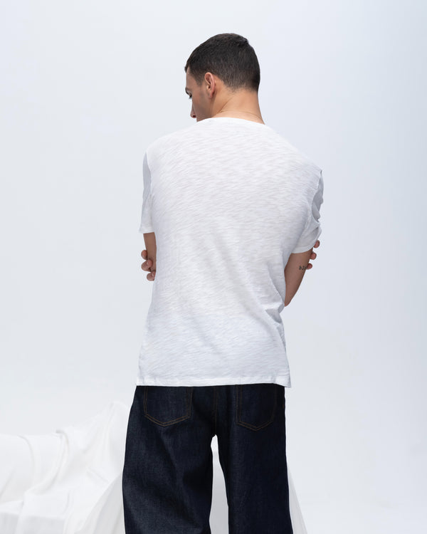 Atm Anthony Thomas Melillo SLUB JERSEY V-NECK TEE