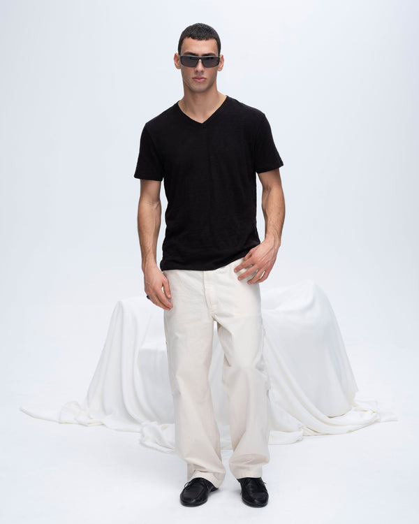 atm anthony thomas melillo SLUB JERSEY V-NECK TEE