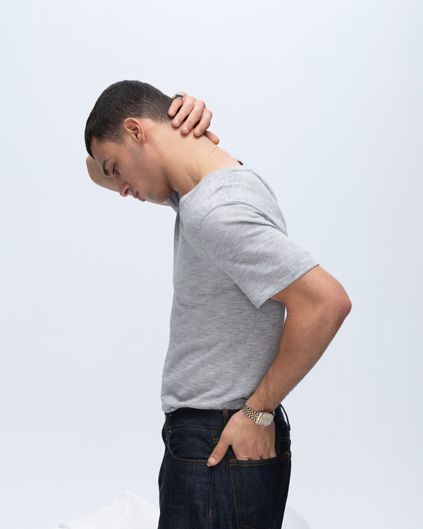 Atm Anthony Thomas Melillo SLUB JERSEY V-NECK TEE