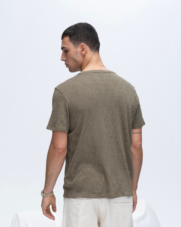 Atm Anthony Thomas Melillo SLUB JERSEY V-NECK TEE