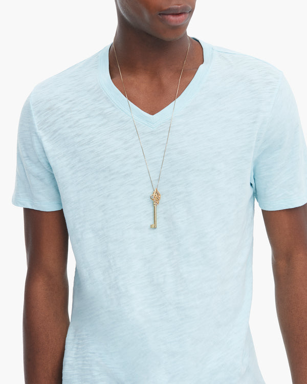 Atm Anthony Thomas Melillo SLUB JERSEY V-NECK TEE