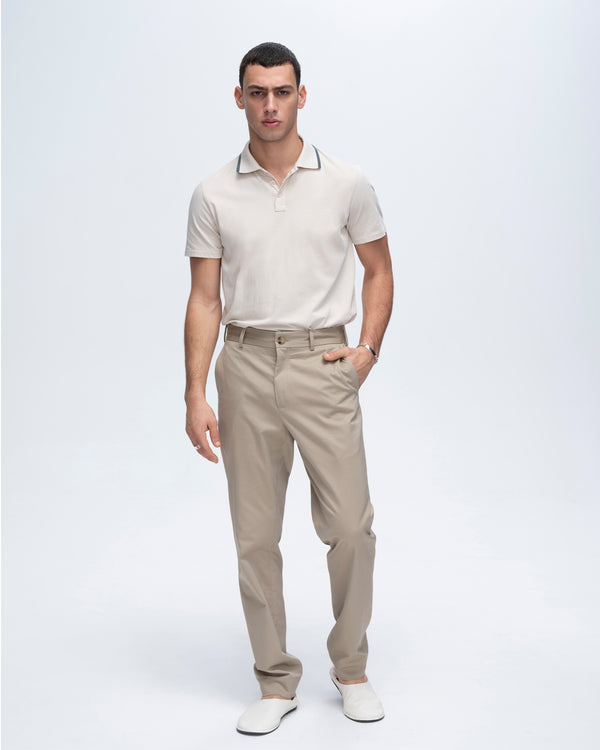 atm anthony thomas melillo CLASSIC JERSEY SHORT SLEEVE POLO WITH TIPPING