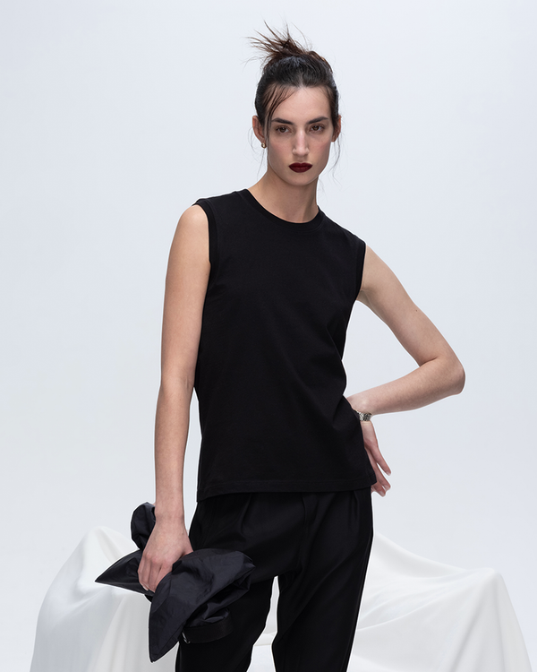 Atm Anthony Thomas Melillo CLASSIC JERSEY SLEEVELESS BOY TEE