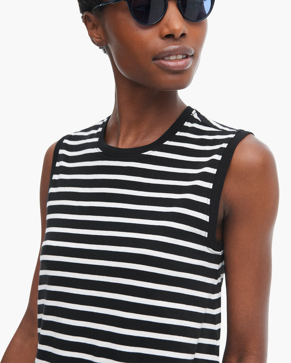 Atm Anthony Thomas Melillo CLASSIC JERSEY SLEEVELESS DRESS