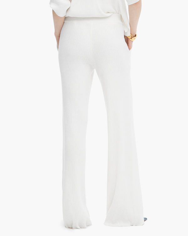 Atm Anthony Thomas Melillo COTTON CASHMERE RIBBED WIDE LEG PULL ON PANT