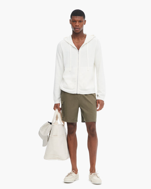 atm anthony thomas melillo COTTON CASHMERE ZIP UP HOODIE