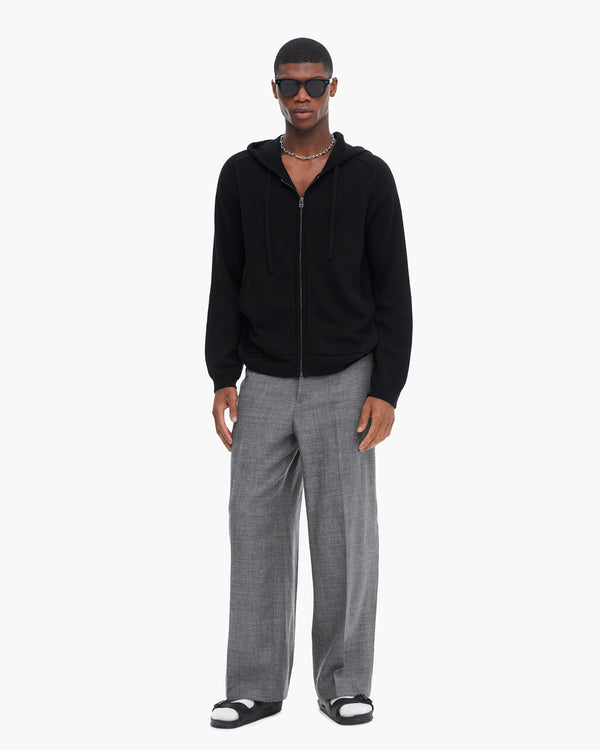 atm anthony thomas melillo COTTON CASHMERE ZIP UP HOODIE