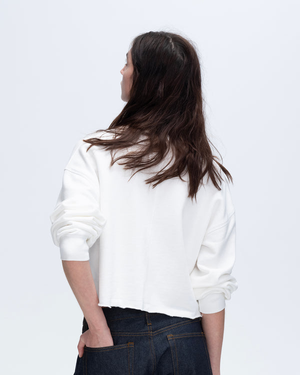 Atm Anthony Thomas Melillo FRENCH TERRY CUT-OFF SWEATSHIRT