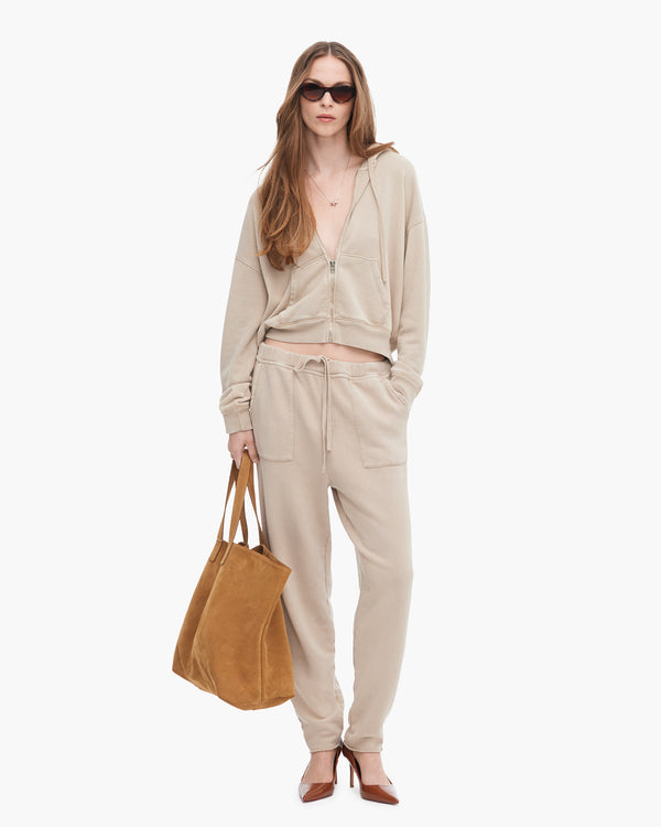 atm anthony thomas melillo FRENCH TERRY PIGMENT WASH CUT-OFF SWEATPANTS