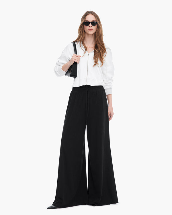 Atm Anthony Thomas Melillo FRENCH TERRY PIGMENT WASH ZIP-UP HOODIE