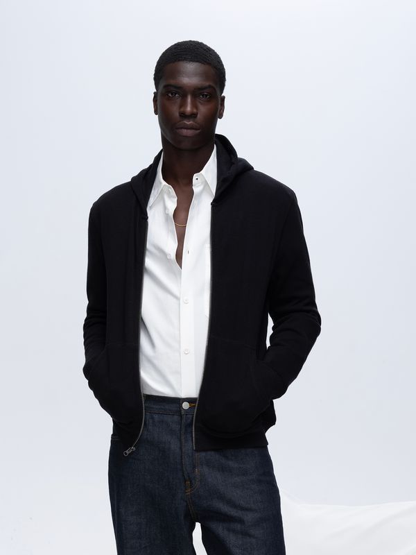 Atm Anthony Thomas Melillo FRENCH TERRY ZIP-UP HOODIE