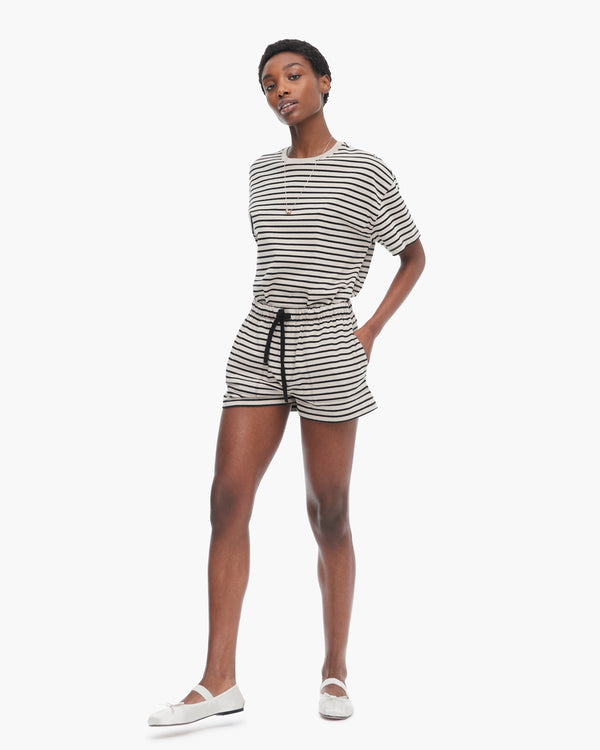 atm anthony thomas melillo HEAVYWEIGHT JERSEY STRIPED PULL ON SHORT