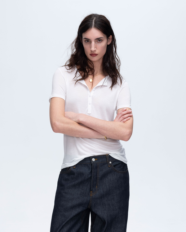 Atm Anthony Thomas Melillo MODAL JERSEY SHORT SLEEVE HENLEY