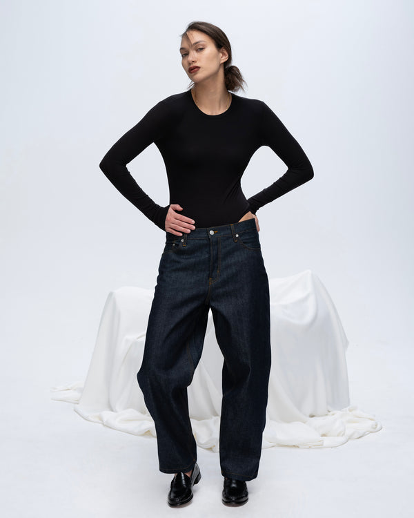 atm anthony thomas melillo MODAL RIB LONG SLEEVE BODYSUIT