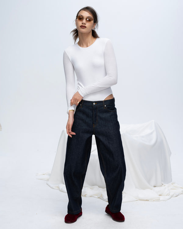 atm anthony thomas melillo MODAL RIB LONG SLEEVE BODYSUIT