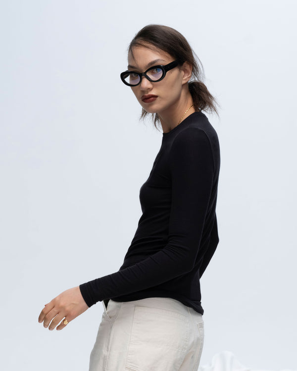 Atm Anthony Thomas Melillo MODAL RIB LONG SLEEVE CREW