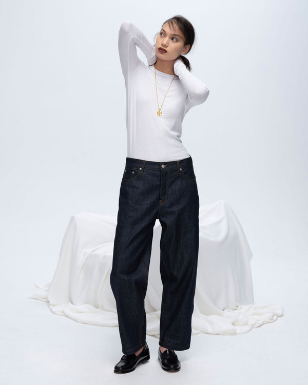 atm anthony thomas melillo MODAL RIB LONG SLEEVE CREW