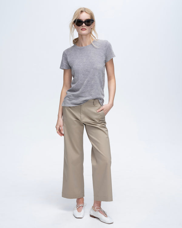 Atm Anthony Thomas Melillo SLUB JERSEY CHROMA WASH SCHOOLBOY SHORT SLEEVE CREW NECK TEE