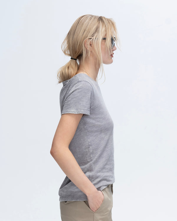 Atm Anthony Thomas Melillo SLUB JERSEY CHROMA WASH SCHOOLBOY SHORT SLEEVE CREW NECK TEE