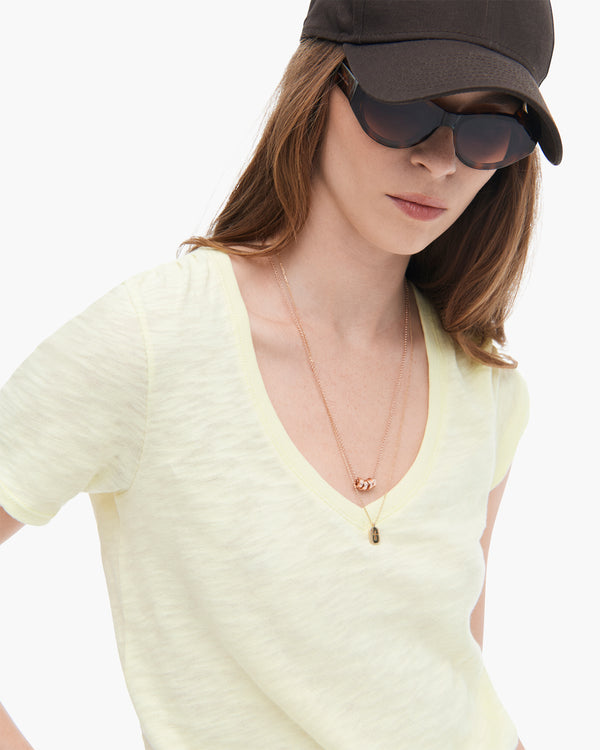 Atm Anthony Thomas Melillo SLUB JERSEY CLASSIC SHORT SLEEVE V-NECK TEE