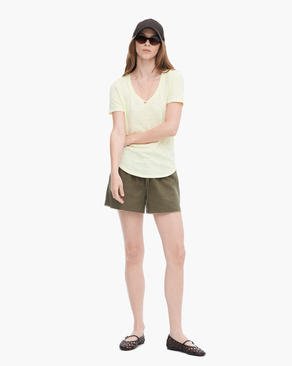 atm anthony thomas melillo SLUB JERSEY CLASSIC SHORT SLEEVE V-NECK TEE