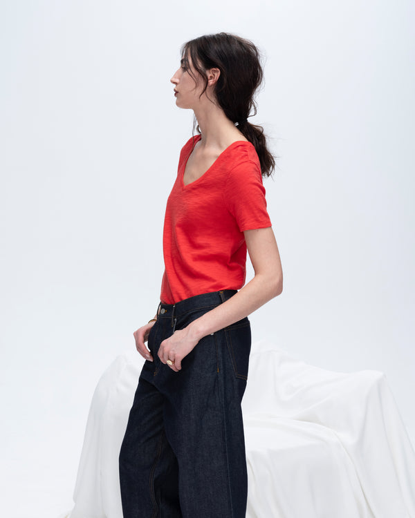 Atm Anthony Thomas Melillo SLUB JERSEY CLASSIC SHORT SLEEVE V-NECK TEE