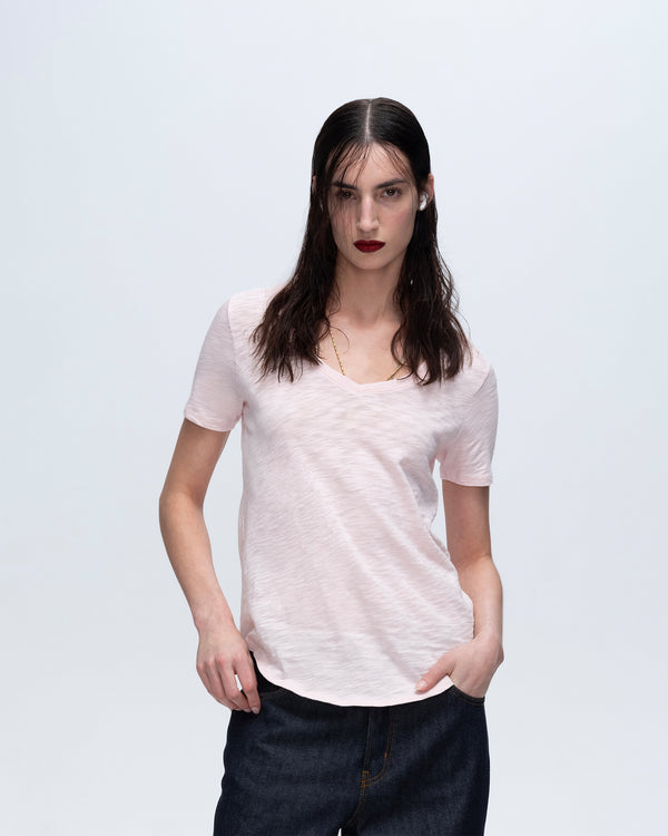 Atm Anthony Thomas Melillo SLUB JERSEY CLASSIC SHORT SLEEVE V-NECK TEE