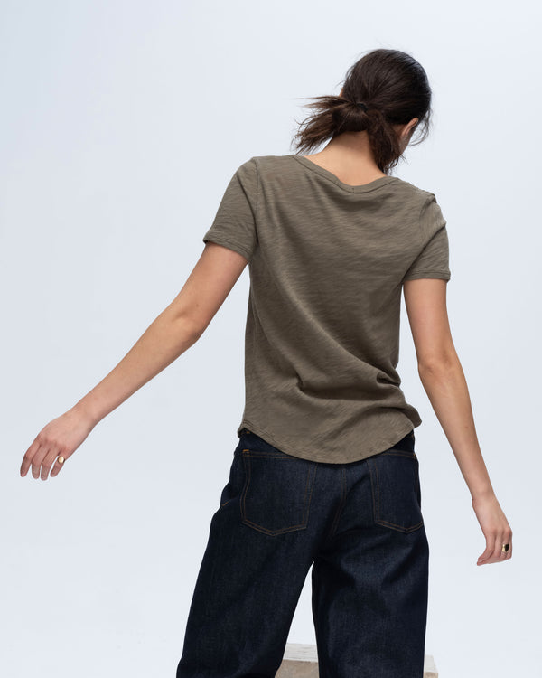 Atm Anthony Thomas Melillo SLUB JERSEY CLASSIC V-NECK TEE