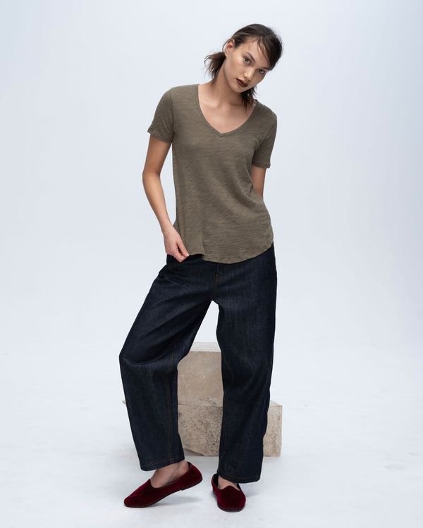 atm anthony thomas melillo SLUB JERSEY CLASSIC V-NECK TEE