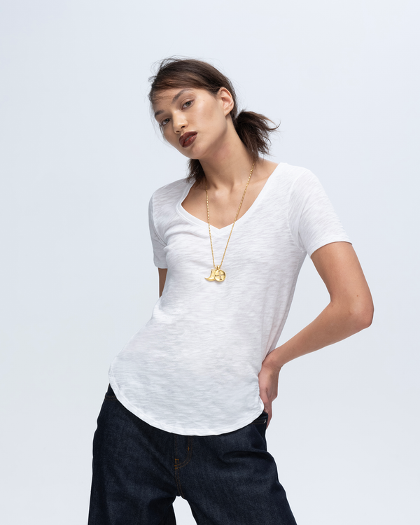 Atm Anthony Thomas Melillo SLUB JERSEY CLASSIC V-NECK TEE